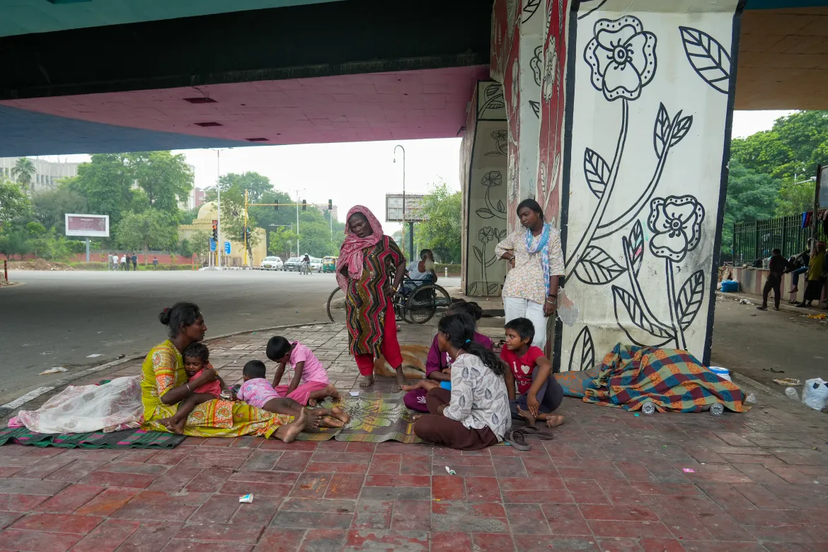 Delhi Pavement Mother Lives in Fear After Losing Two Children in Road Crash